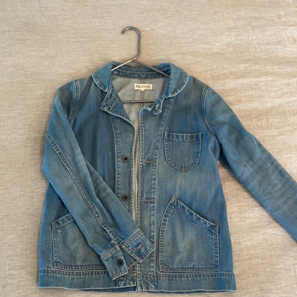 Madewell jean jacket. Painters jacket. Button up.